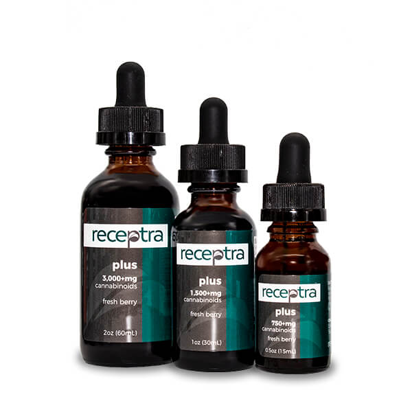 Receptra™ Plus CBD Oil - 60mg