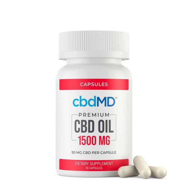 CBD Oil Capsules - 1500 mg - 30 Count