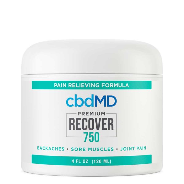 CBD Recover Tub or Squeeze - 750 mg - 4oz